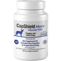 CapShield Maxx Dog Monthly Flea Supplement Chewable 2–10 lb 6 ct