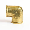 1/2 in. FPT X 1/2 in. D FPT Brass 90 Degree Elbow (Pack of 5)