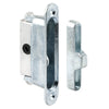 Prime-Line Wood Tone Aluminum Indoor and Outdoor Door Lock Keeper - Open Box