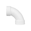 Charlotte Pipe Schedule 40 3 in. Hub X 3 in. D Hub PVC Long Sweep Elbow 1 pk
