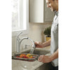Moen Kinzel One Handle Stainless Steel Pull-Out Kitchen Faucet