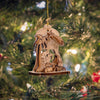 Holy Land Olive Wood Natural 3D Nativity Ornaments 3 in. (Pack of 20)