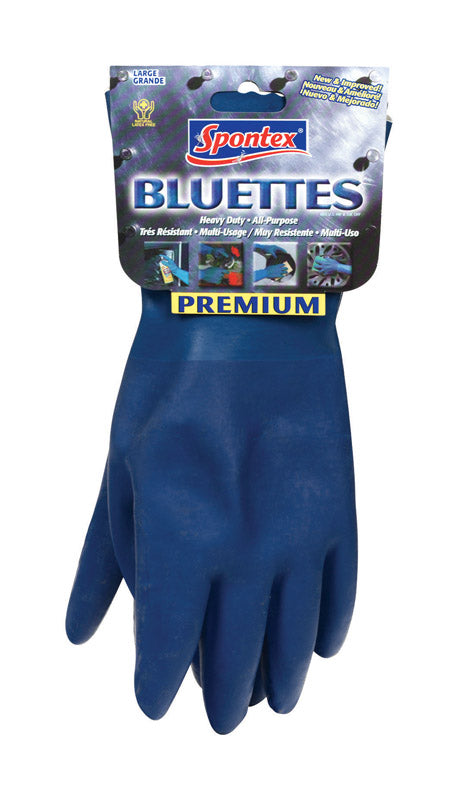 Spontex Bluettes Neoprene Gloves L Blue 1 pk