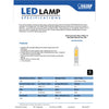 Feit T4 G9 LED Bulb Bright White 35 Watt Equivalence 1 pk