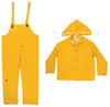 CLC Climate Gear Yellow PVC-Coated Polyester Rain Suit M