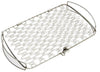 Weber Stainless Steel Fish & Vegetable Grill Basket  18" x 11"  Flexible Wire Design for Delicate Foods