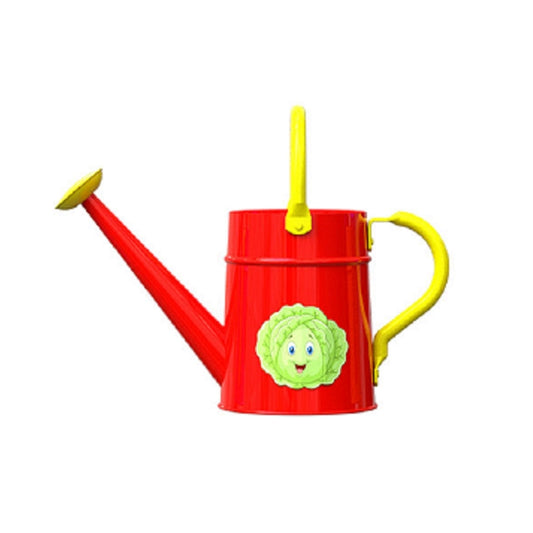 Panacea Red/Yellow Steel Watering Can (Pack of 6)