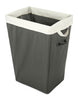 Whitmor Gray Polyester Collapsible Laundry Hamper