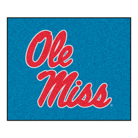 University of Mississippi (Ole Miss) Light Blue Rug - 5ft. x 6ft.