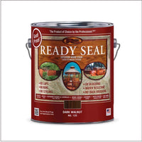Ready Seal Goof Proof Semi-Transparent Flat Dark Walnut Oil-Based Penetrating Wood Stain/Sealer 1 ga (Pack of 4)