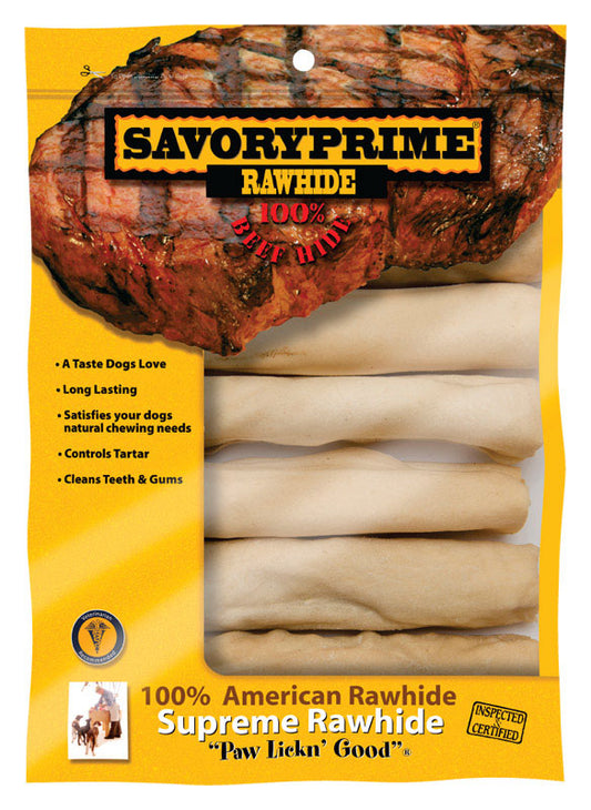 Savory Prime All Size Dogs Adult Mini Rolls Beef 6 in. L 6 pk