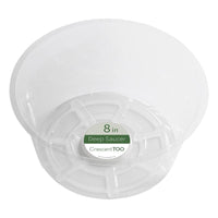 Crescent Garden 3.7 in. H X 8 in. D Plastic Plant Saucer Clear (Pack of 50)