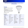 Feit BR40 E26 (Medium) LED Bulb Daylight 65 Watt Equivalence 2 pk