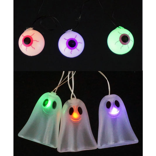 Celebrations LED Ghost & Eyeball Lights (Pack of 12)