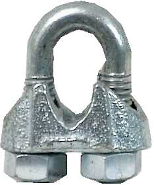 Campbell Chain Galvanized Malleable Iron Wire Rope Clip 1-1/2 in. L