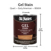 Old Masters Semi-Transparent Early American Oil-Based Alkyd Gel Stain 1 qt