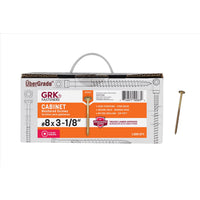 GRK Fasteners No. 8 X 3-1/8 in. L Star Coated W-Cut Cabinet Screws 1000 pk