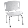 Moen Home Care Chrome White Tub and Shower Chair Plastic 21  H X 19.25  L