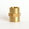 3/8 in. FPT X 3/8 in. D FPT Brass Coupling (Pack of 5)