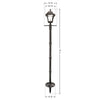 Baytown Lantern&Post Blk