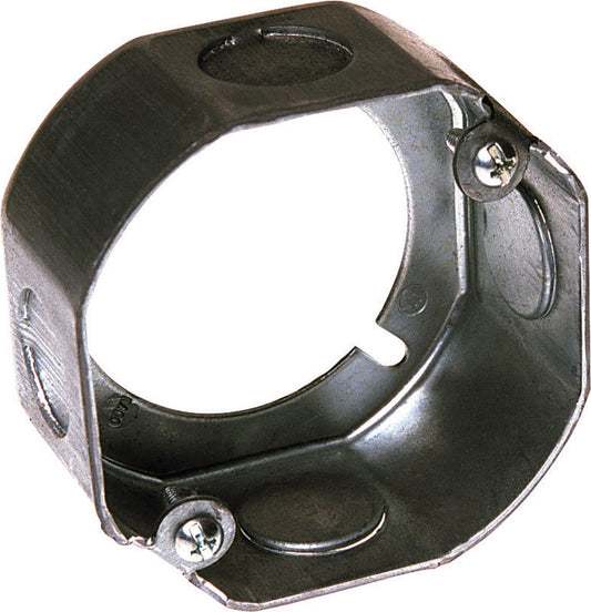 Raco Steel Gray Octagon Shape 11.8 cu. in. Capacity Extension Ring 3.5 Dia. x 3-1/2 H x 1.5 D in.