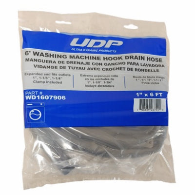 Ultra Dynamic Products Thermoplastic Washing Machine Hose 1 in. D X 6 ft. L