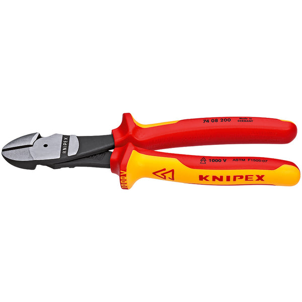 Cortador diagonal de alambre Knipex de 8 pulg. de largo