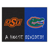 House Divided - Oklahoma State / Florida House Divided Rug