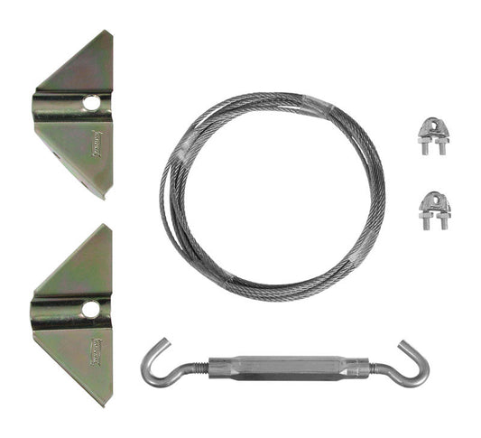 National Hardware Zinc-Plated Silver Steel Anti-Sag Gate Kit 1 pk