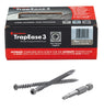 FastenMaster TrapEase No. 10 X 2-1/2 in. L Pebble Gray Torx Ttap Flat Head Composite Deck Screws 75 - Deal of The Week