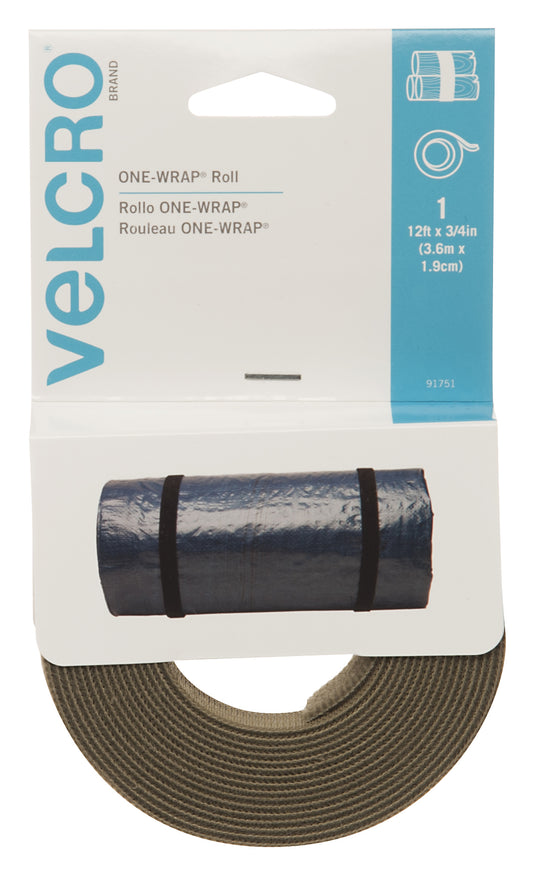 Velcro 91751 12' X 3/4 Tan One-Wrap® Roll  (Pack Of 4)