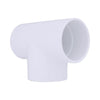 Charlotte Pipe Schedule 40 3 in. Slip X 3 in. D Slip PVC Tee 1 pk