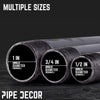 STZ Industries 1/2 in. MIP each X 1/2 in. D MIP Black Steel 10 in. L Nipple - Open Box
