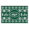 NFL - New York Jets Holiday Sweater Rug - 19in. x 30in.
