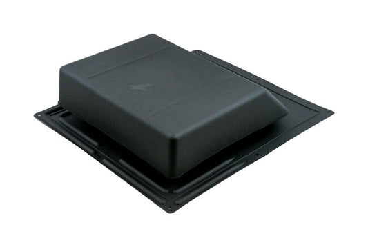 Air Vent 14.9 in. H x 16.6 in. W x 28 in. L x 9 in. Dia. Black Plastic Roof Vent (Pack of 6)