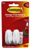 3M Command Small Plastic Hook 2-1/8 in. L 2 pk (Pack of 6)