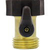 Gilmour Brass Threaded Male Hose Shut-off Valve