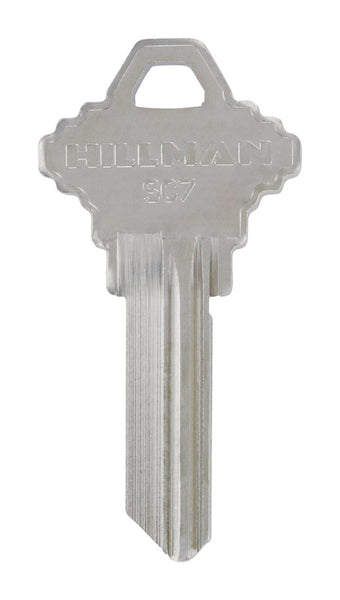 Llave tradicional Hillman para casa u oficina, llave universal en blanco individual (paquete de 10).