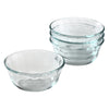 Pyrex 4.88 in. W x 4.88 in. L Custard Cups Clear