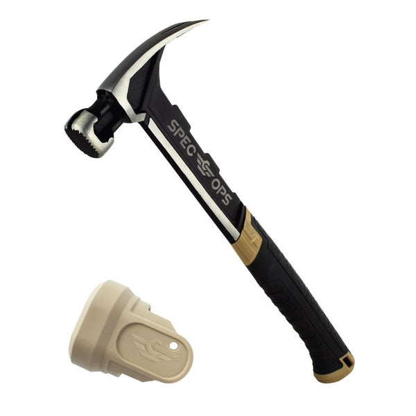 Spec Ops 22 oz Milled Face Framing Hammer 14.5 in. Polypropylene/TPR Handle - Deal of The Week
