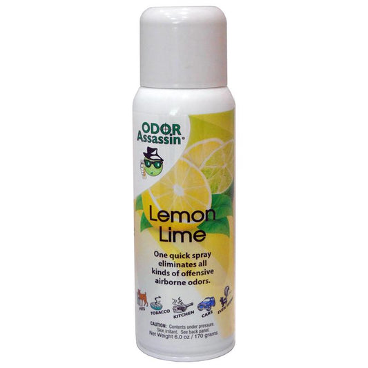 Odor Assassin Convenient Sprays Lemon Lime Scent Odor Control Spray 6 oz. Liquid (Pack of 3)