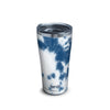 Tervis 20 oz Acid Wash Tie Dye Blue/White BPA Free Double Wall Tumbler
