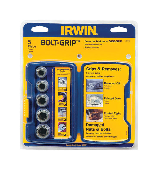 Irwin Bolt-Grip Steel Base Set 5 pc