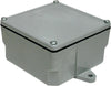 Cantex New Work Square PVC 1 gang Junction Box Gray - Open Box
