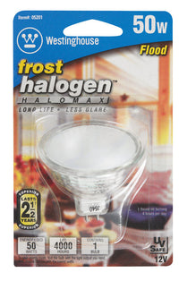 Westinghouse  50 watts MR16  Floodlight  Halogen Bulb  468 lumens White  1 pk