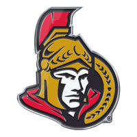 NHL - Ottawa Senators Heavy Duty Aluminum Color Emblem