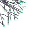 Celebrations LED Green/Red Shimmering Sphere 16 in. Hanging Decor