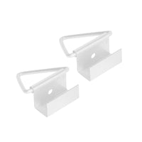 M-D Building Products Aluminum 7/16 in. W X 1-1/2 in. L Screen Bottom Latches 2 pk (Pack of 25)