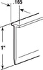 Prime-Line 1 in. W Clear Frameless Shower Door Bottom Seal - Deal of The Week