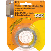 OOK 100 ft. L Galvanized Steel 32 Ga. Wire
